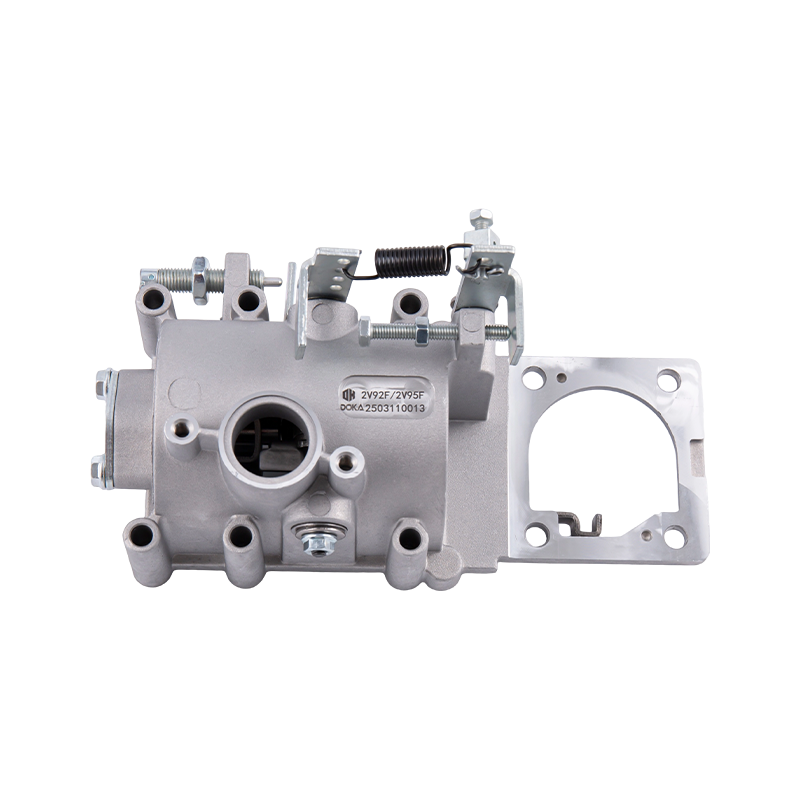Pompa injeksi bahan bakar untuk mesin diesel dua silinder tipe V 2V95F, termasuk mekanisme pengatur kecepatan, bodi roller tappet, sambungan outlet oli M12x1.5, cocok untuk mesin berpendingin udara silinder ganda tipe 2V92F/2V95F