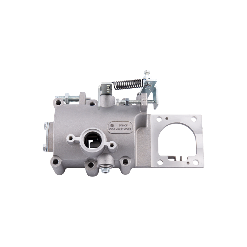Pompa injeksi bahan bakar mesin diesel dua silinder tipe 2V100F (termasuk mekanisme pengatur kecepatan), struktur pendorong ganda, cocok untuk mesin dengan diameter silinder × langkah 100×85mm, berlaku untuk mesin berpendingin udara dua silinder 2V100F