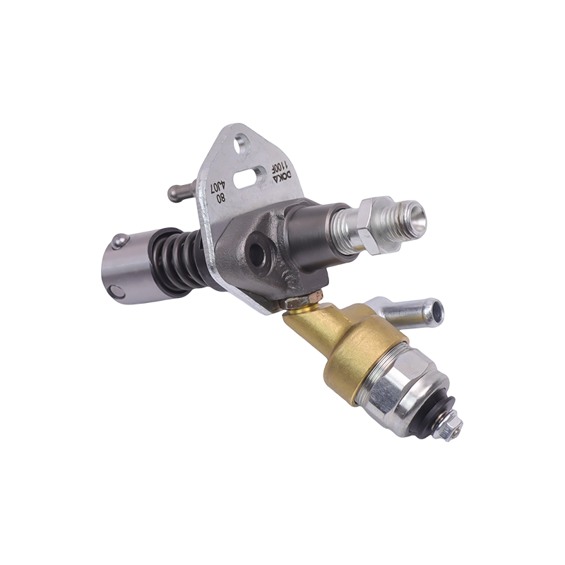 Pompa Injeksi Bahan Bakar Tipe Katup Solenoid Seri Yanmar 1100F, dengan bodi roller tappet dan konektor saluran keluar oli M12x1.5, cocok untuk mesin berpendingin udara satu silinder 1100FE